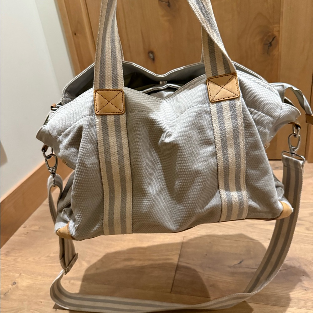Pottery Barn Kids Gray and Cream Bag